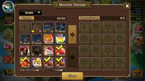 summoners war increase monster storage|Summoners War Optimizer.